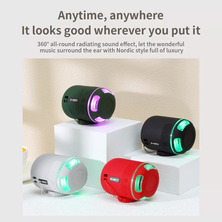 T&G TG294 TWS LED Mini Portable Wireless Stereo Sound Outdoor Speaker(Dark Green) - Mini Speaker by T&G | Online Shopping UK | buy2fix