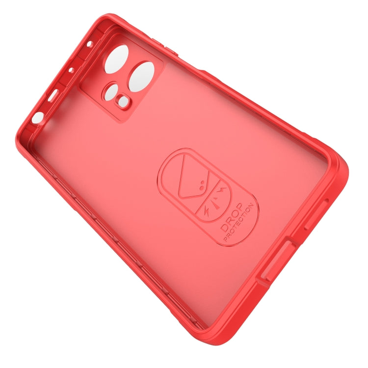 For Xiaomi Redmi Note 12 Turbo Magic Shield TPU + Flannel Phone Case(Black) - Xiaomi Cases by buy2fix | Online Shopping UK | buy2fix
