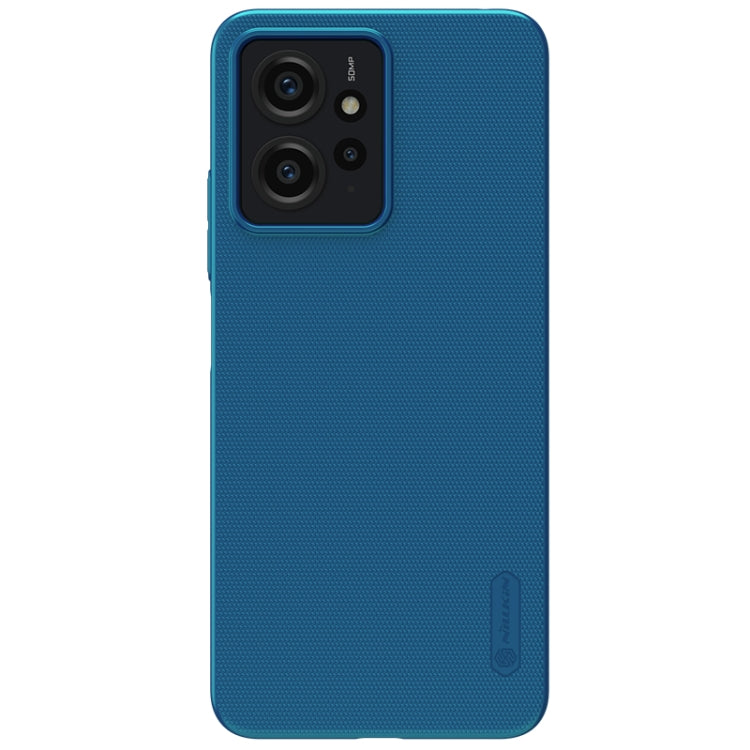 For Xiaomi Redmi Note 12 4G Global NILLKIN Frosted PC Phone Case(Blue) - Xiaomi Cases by NILLKIN | Online Shopping UK | buy2fix