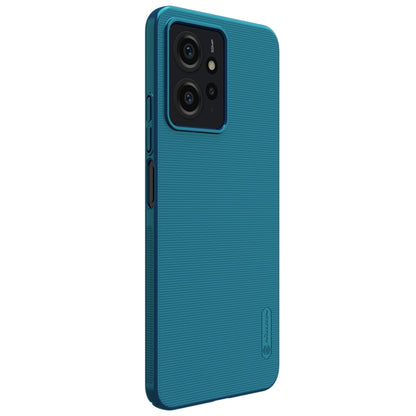 For Xiaomi Redmi Note 12 4G Global NILLKIN Frosted PC Phone Case(Blue) - Xiaomi Cases by NILLKIN | Online Shopping UK | buy2fix