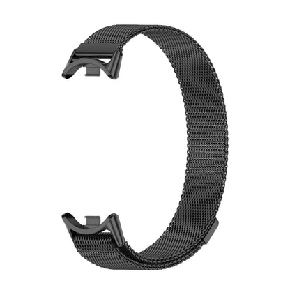 For Xiaomi Mi Band 8 / 9 / 9 NFC Mijobs Milan Magnetic Metal Stainless Steel Watch Band(Black) - Watch Bands by MIJOBS | Online Shopping UK | buy2fix