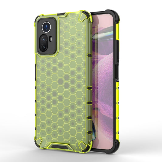 For Xiaomi Note 12S 4G Global Shockproof Honeycomb PC + TPU Phone Case(Green) - Xiaomi Cases by buy2fix | Online Shopping UK | buy2fix