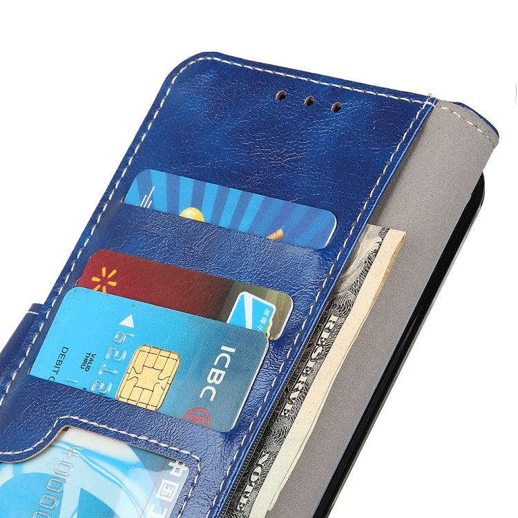 For Xiaomi Redmi 12 4G Retro Crazy Horse Texture Horizontal Flip Leather Phone Case(Blue) - Xiaomi Cases by buy2fix | Online Shopping UK | buy2fix