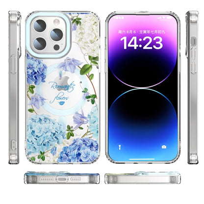 For iPhone 12 Pro MagSafe Magnetic TPU Phone Case(Small Floral) - iPhone 12 / 12 Pro Cases by buy2fix | Online Shopping UK | buy2fix