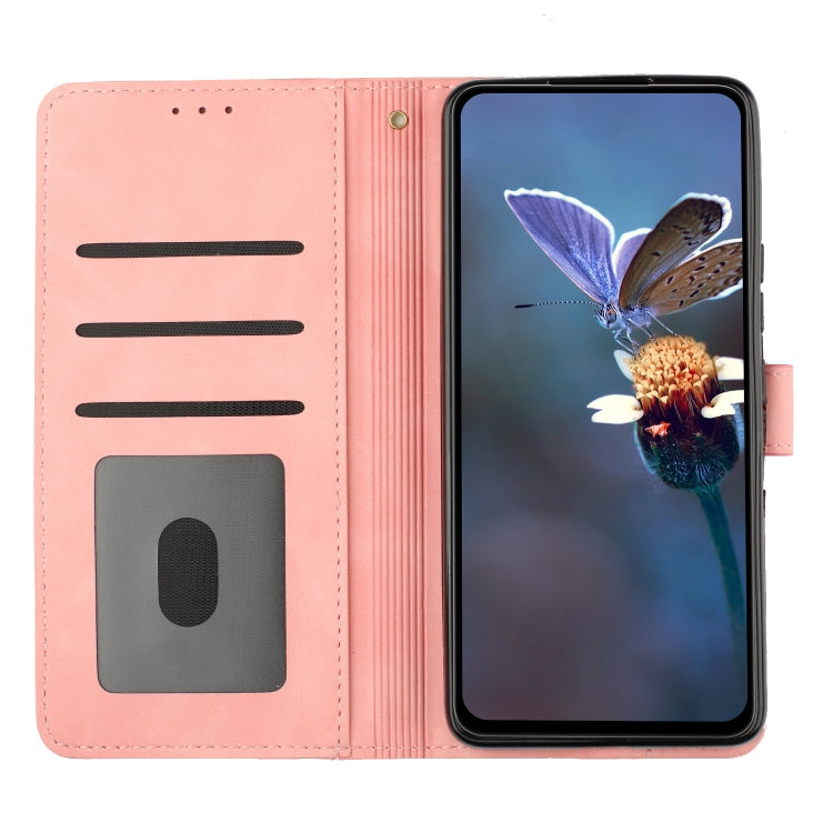 For Xiaomi Redmi 9C Flower Embossing Pattern Leather Phone Case(Pink) - Xiaomi Cases by buy2fix | Online Shopping UK | buy2fix