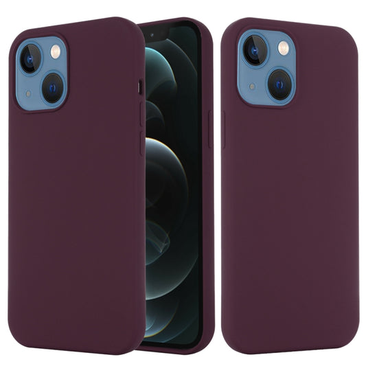 For iPhone 15 Shockproof Silicone Magsafe Phone Case(Plum Color) - iPhone 15 Cases by buy2fix | Online Shopping UK | buy2fix