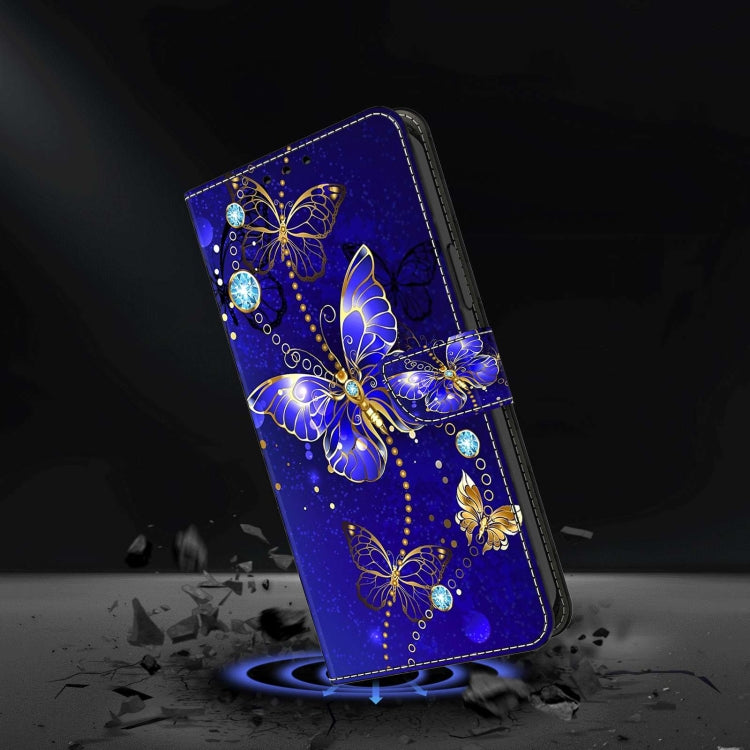 For Xiaomi Redmi A1+ / A2 / A2+ Crystal 3D Shockproof Protective Leather Phone Case(Diamond Butterfly) - Xiaomi Cases by buy2fix | Online Shopping UK | buy2fix