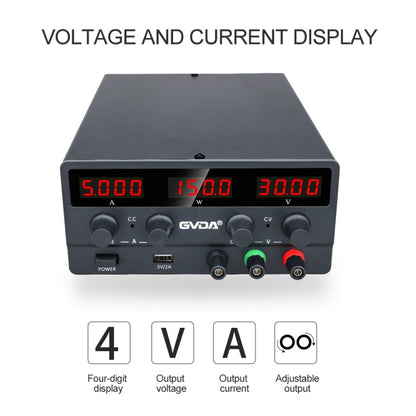 GVDA SPS-H3010 30V-10A Adjustable Voltage Regulator, Specification:US Plug(Black) - Others by GVDA | Online Shopping UK | buy2fix