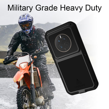 For Huawei Mate 50 Pro LOVE MEI POWERFUL Metal Shockproof Life Waterproof Dustproof Phone Case(Army Green) - Huawei Cases by LOVE MEI | Online Shopping UK | buy2fix