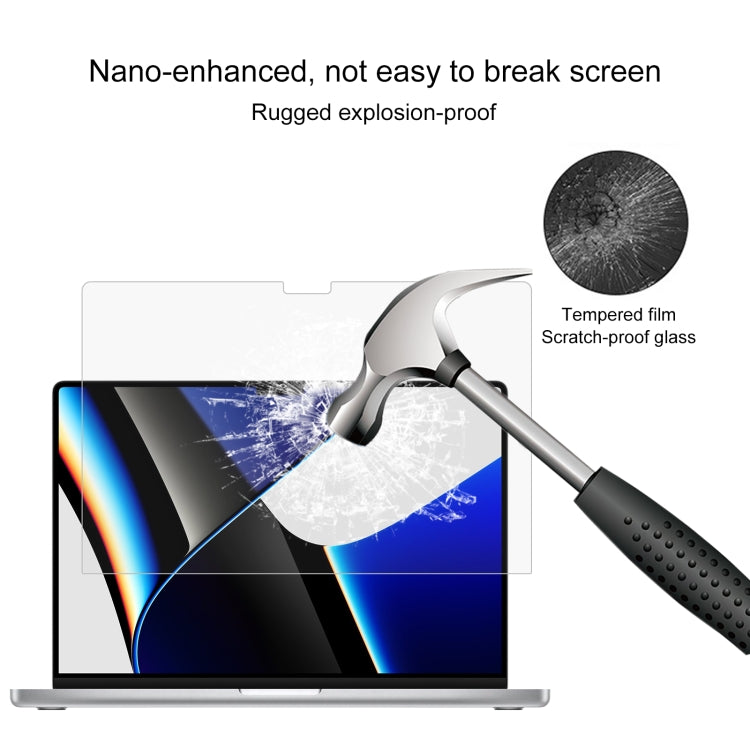 For MacBook Pro 14.2 inch A2442/A2779 25pcs 9H Laptop Screen Explosion-proof Tempered Glass Protective Film - Screen Protectors by buy2fix | Online Shopping UK | buy2fix