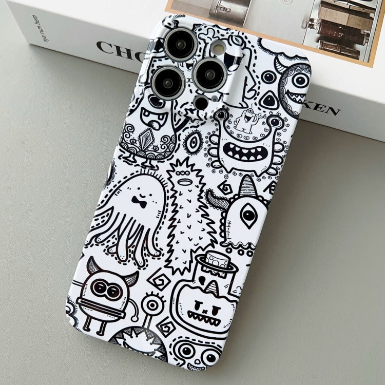 For iPhone 13 Pro Painted Pattern Precise Hole PC Phone Case(Bottle Monster) - iPhone 13 Pro Cases by buy2fix | Online Shopping UK | buy2fix