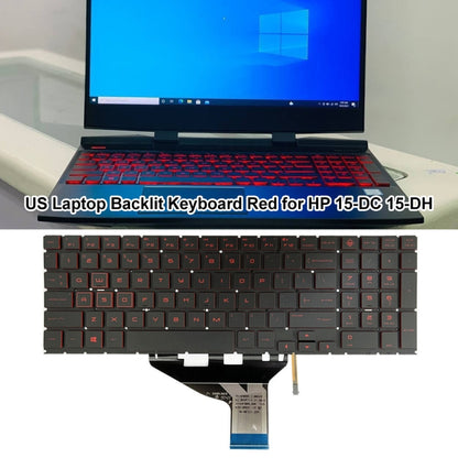 For HP 15-DC / 15-DH Red US Version Laptop Backlight Keyboard - HP Spare Parts by buy2fix | Online Shopping UK | buy2fix