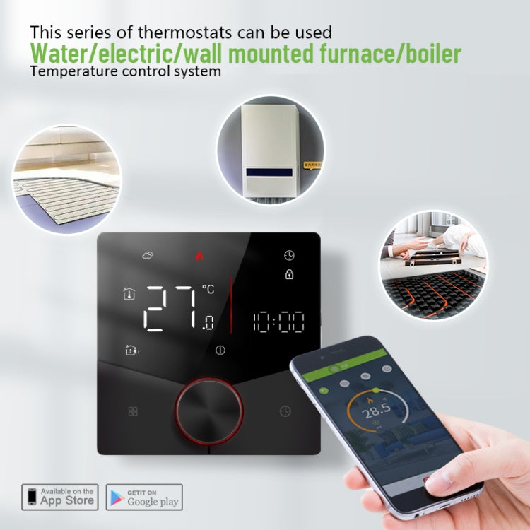 BHT-009GALW Water Heating WiFi Smart Home LED Thermostat(White) - Thermostat & Thermometer by buy2fix | Online Shopping UK | buy2fix