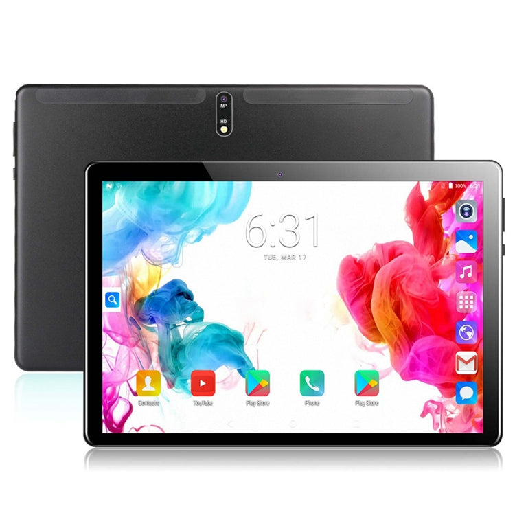 BDF M107 4G LTE Tablet PC 10.1 inch, 8GB+256GB, Android 13 MTK6762 Octa Core, Support Dual SIM, EU Plug(Black) - BDF by BDF | Online Shopping UK | buy2fix