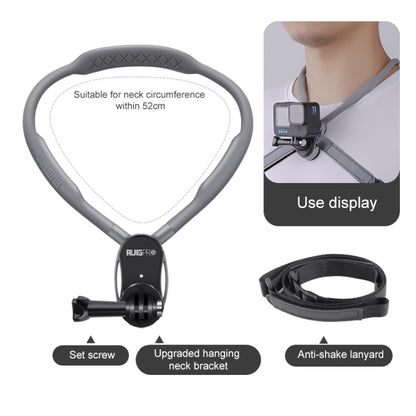 RUIGPRO Lazy Neck Bracket POV View Mount Standard with Strap - Holder by RUIGPRO | Online Shopping UK | buy2fix