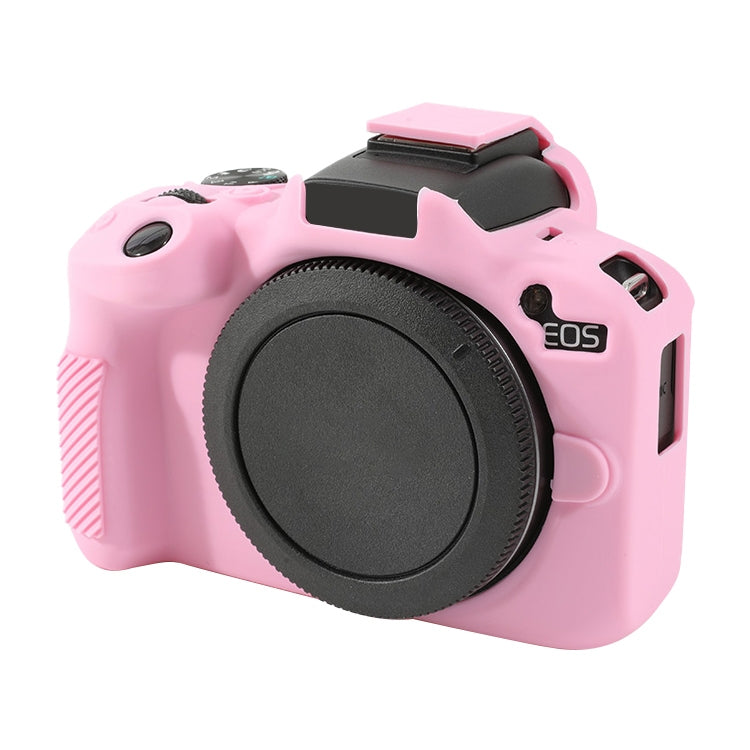 For Canon EOS R50 Soft Silicone Protective Case(Pink) - Protective Case by buy2fix | Online Shopping UK | buy2fix