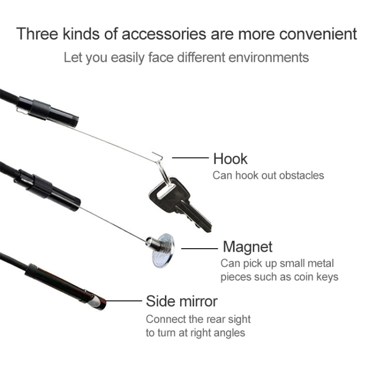 AN97 Waterproof Micro USB Endoscope Hard Tube Inspection Camera for Parts of OTG Function Android Mobile Phone, with 6 LEDs, Lens Diameter:5.5mm(Length: 1.5m) - Consumer Electronics by buy2fix | Online Shopping UK | buy2fix