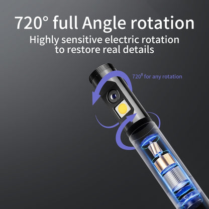 P120 Rotatable 8mm Dual Lenses Industrial Endoscope with Screen, 9mm Tail Pipe Diameter, Spec:5m Tube -  by buy2fix | Online Shopping UK | buy2fix