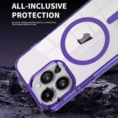 For iPhone 14 Ice Color Magnetic Series PC + Acrylic Magsafe Phone Case(Far Peak Blue) - iPhone 14 Cases by buy2fix | Online Shopping UK | buy2fix