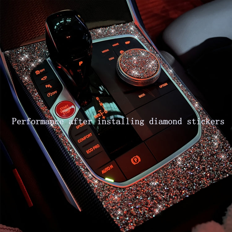 For Ford Mustang 2015-2020 Car Door Air Outlet Diamond Decoration Sticker, Left and Right Drive - Car Interior Mouldings by buy2fix | Online Shopping UK | buy2fix