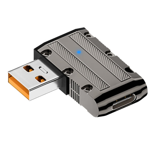120W USB 3.1 Gen2 to Type-C 10Gbps Mechanical Adapter, Style:Side Bend - Cable & Adapters by buy2fix | Online Shopping UK | buy2fix