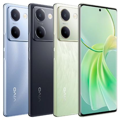 vivo Y100, 12GB+512GB, Face ID / Screen Fingerprint Identification, 6.78 inch Android 13.0 OriginOS 3 Snapdragon 695 Octa Core, OTG, Network: 5G(Green) - vivo by vivo | Online Shopping UK | buy2fix