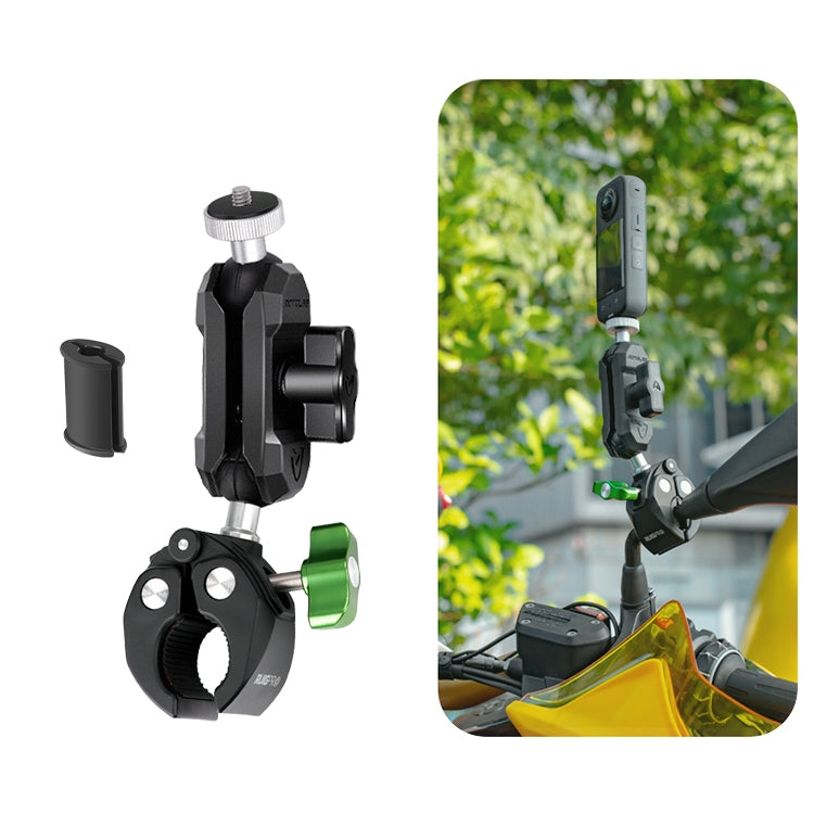 RUIGPRO Crab Clamp Action Camera Bracket 1/4 Ball Head Mount - Holder by RUIGPRO | Online Shopping UK | buy2fix