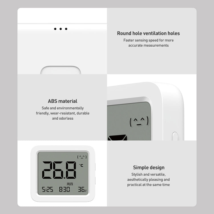 Original Xiaomi Mijia Smart Bluetooth Digital Thermometer Hygrometer 3(White) - Indoor Thermometer by Xiaomi | Online Shopping UK | buy2fix