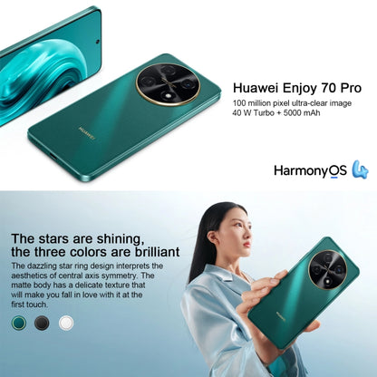 HUAWEI Enjoy 70 Pro, 8GB+128GB, Side Fingerprint Identification, 6.7 inch HarmonyOS 4.0 Qualcomm Snapdragon 680 Octa Core 2.4GHz, Network: 4G, OTG, Not Support Google Play(Black) - Huawei Mate & P by Huawei | Online Shopping UK | buy2fix