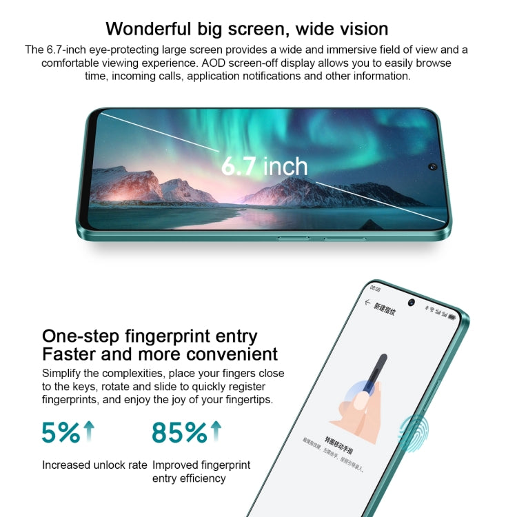 HUAWEI Enjoy 70 Pro, 8GB+128GB, Side Fingerprint Identification, 6.7 inch HarmonyOS 4.0 Qualcomm Snapdragon 680 Octa Core 2.4GHz, Network: 4G, OTG, Not Support Google Play(Black) - Huawei Mate & P by Huawei | Online Shopping UK | buy2fix