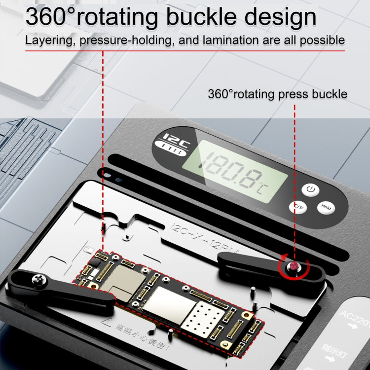 i2C T18 LCD Display PCB Motherboard Layered Desoldering Station With Universal Module, US Plug - Repair Platform by buy2fix | Online Shopping UK | buy2fix