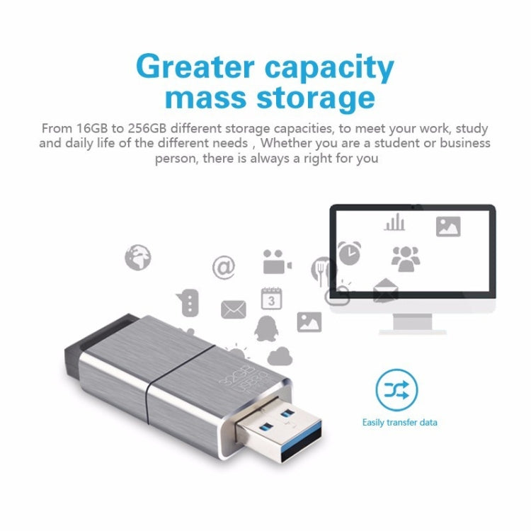 EAGET F90 64G USB 3.0 Interface Metal Flash U Disk - Computer & Networking by EAGET | Online Shopping UK | buy2fix