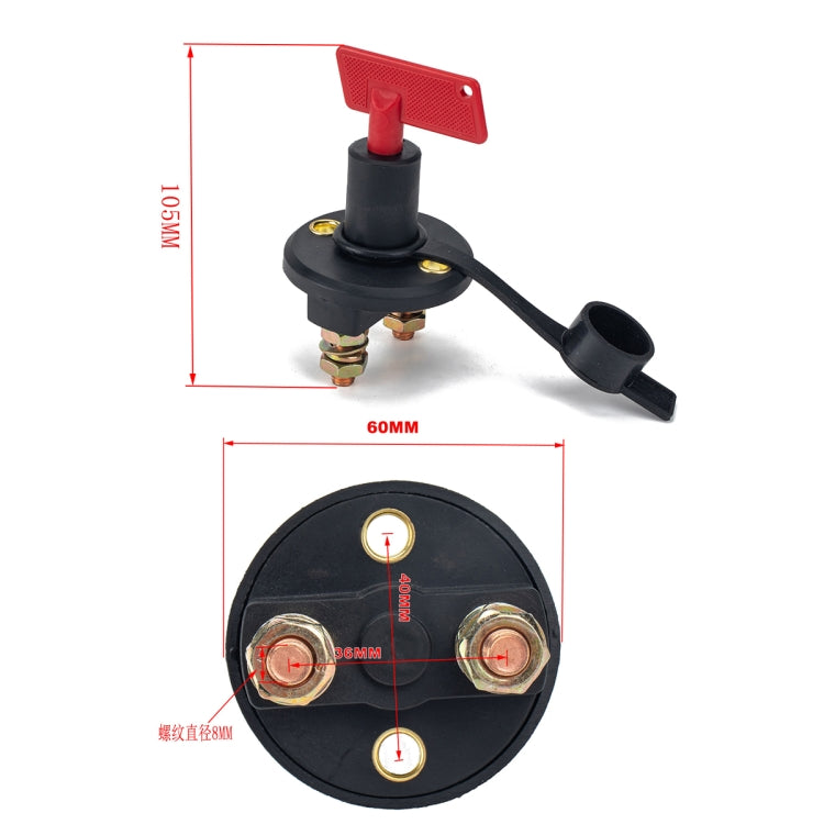 200A Car Battery Selector Isolator Disconnect Rotary Switch Cut - In Car by buy2fix | Online Shopping UK | buy2fix