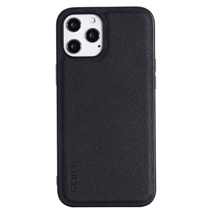 For iPhone 12 mini GEBEI Full-coverage Shockproof Leather Protective Case (Black) - iPhone 12 mini Cases by GEBEI | Online Shopping UK | buy2fix