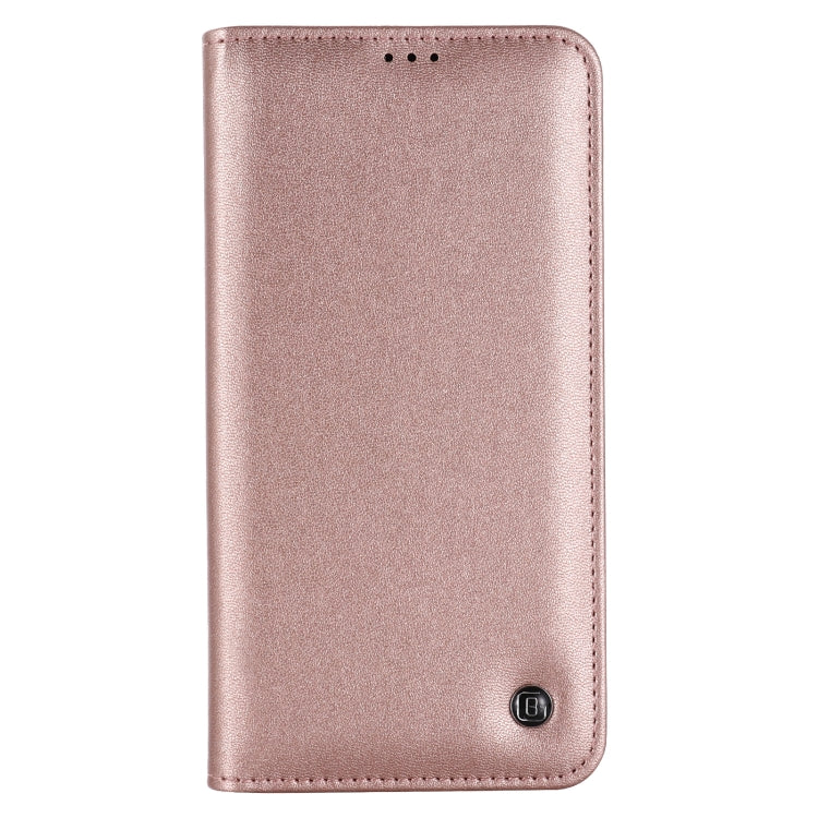 For iPhone 12 Pro Max GEBEI PU+TPU Horizontal Flip Protective Case with Holder & Card Slots(Rose Gold) - iPhone 12 Pro Max Cases by GEBEI | Online Shopping UK | buy2fix