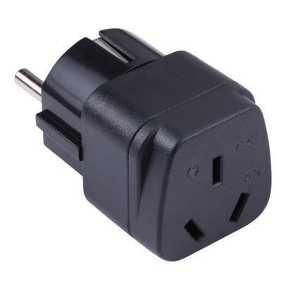 Portable Three-hole AU to EU Plug Socket Power Adapter - Consumer Electronics by buy2fix | Online Shopping UK | buy2fix