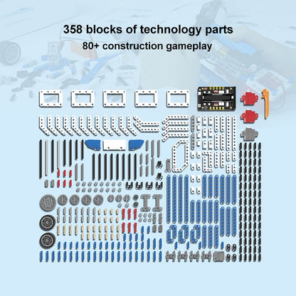 Yahboom 16 in 1 Building:bit Super Kit Programmable Building Block Kit Compatible with BBC Micro:bit V1.5/ V2 Board, without micro:bit - Consumer Electronics by YAHBOOM | Online Shopping UK | buy2fix