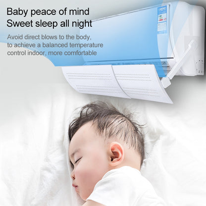 Bedroom Wall-Mounted Baby Universal Anti-Straight Blowing Air Conditioning Windshield Wind Deflector Shroud, Hollow Upgrade Version - Home & Garden by buy2fix | Online Shopping UK | buy2fix