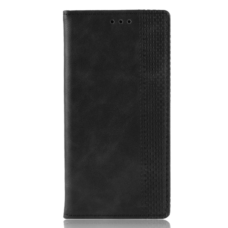 Magnetic Buckle Retro Texture Horizontal Flip Leather Case for Huawei Mate 20 Pro, with Holder & Card Slots & Wallet (Black) - Mobile Accessories by buy2fix | Online Shopping UK | buy2fix