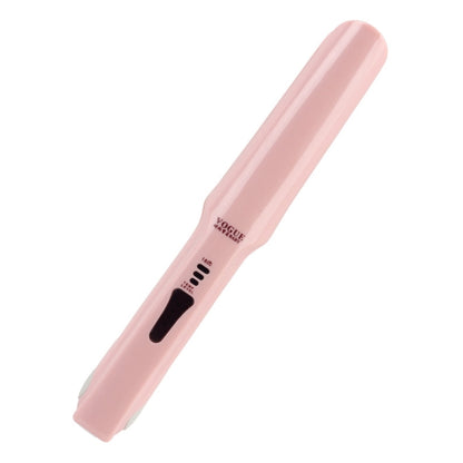 Wireless Mini USB Rechargeable Hair Straightener Hair Curler Double Purpose Hair Splint(Pink) - Hair Curler by buy2fix | Online Shopping UK | buy2fix