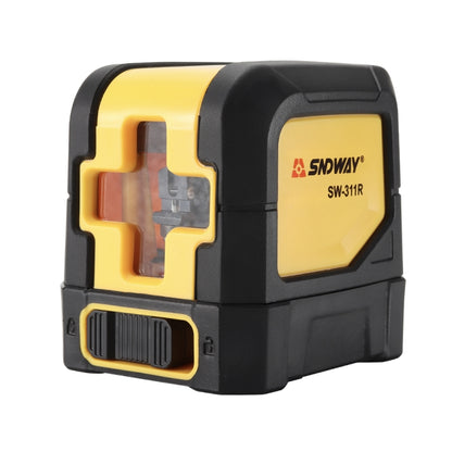 SNDWAY SW-311R Laser Level Covering Walls and Floors 2 Line Red Beam IP54 Water / Dust-proof(Yellow) - Consumer Electronics by SNDWAY | Online Shopping UK | buy2fix
