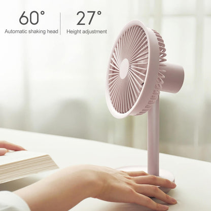 Original Xiaomi Youpin SOLOVE USB Charging Desktop Electric Fan Dormitory Office Mini Fan, with 3 Speed Control(Pink) - Electric Fans by Xiaomi | Online Shopping UK | buy2fix