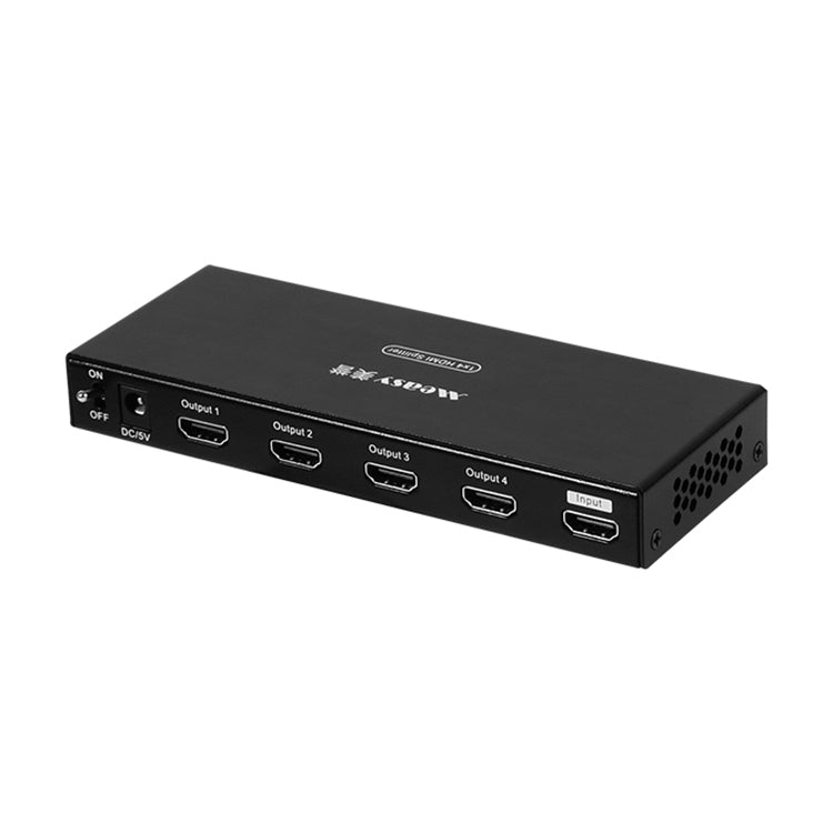 Measy SPH104 1 to 4 4K HDMI 1080P Simultaneous Display Splitter, US Plug - Splitter by Measy | Online Shopping UK | buy2fix