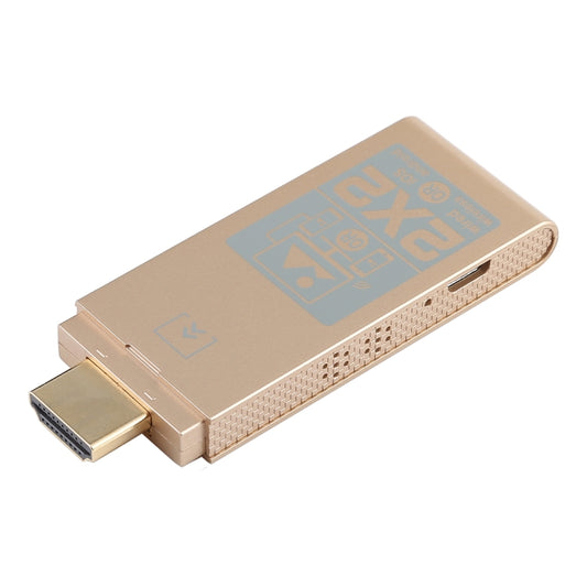 2 Systems x 2 Modes Super Dongle Wire and Wireless HDMI HDTV Mirror Adapter for Android, iOS (Gold) - Consumer Electronics by buy2fix | Online Shopping UK | buy2fix