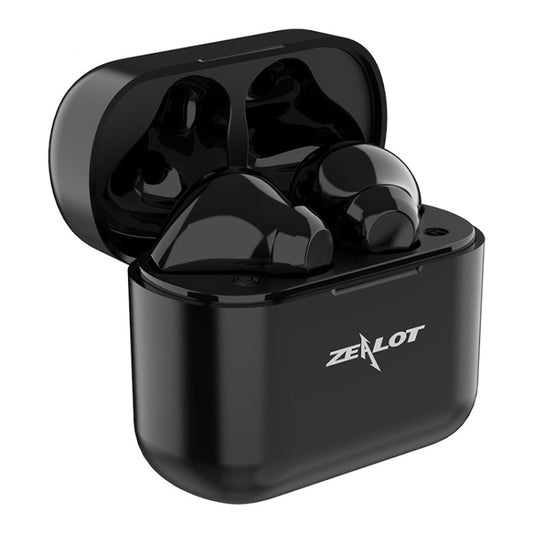 ZEALOT T3 Bluetooth 5.0 TWS Wireless Bluetooth Earphone with Charging Box, Support Touch & Call & Power Display(Black) - TWS Earphone by ZEALOT | Online Shopping UK | buy2fix