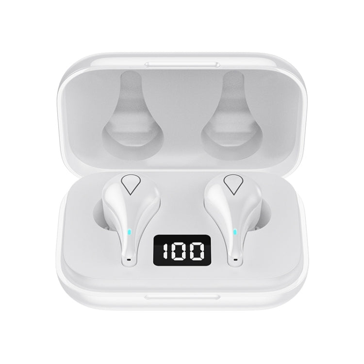 Lenovo LP3 Bluetooth 5.0 TWS Wireless Earphone with Charging Box & LED Display(White) - Bluetooth Earphone by Lenovo | Online Shopping UK | buy2fix