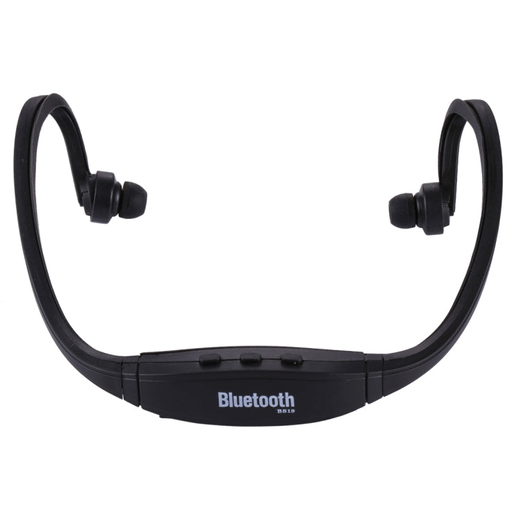 BS19 Life Sweatproof Stereo Wireless Sports Bluetooth Earbud Earphone In-ear Headphone Headset with Hands Free Call, For Smart Phones & iPad & Laptop & Notebook & MP3 or Other Bluetooth Audio Devices(Black) - Apple Accessories by buy2fix | Online Shopping UK | buy2fix