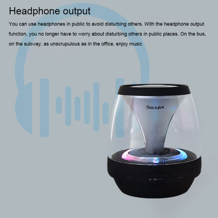 SHABA VS-18 Bluetooth 4.2 Multi-function Portable Small Magic Lamp Colorful Wireless Bluetooth Speaker (Blue) - Mini Speaker by buy2fix | Online Shopping UK | buy2fix