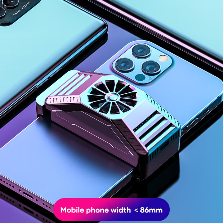 ROCK i100 Stretchable Semiconductor Cooling Mobile Phone Radiator for Phones Below 86mm Width, with Colorful Lighting - Cooling Fan Radiator by ROCK | Online Shopping UK | buy2fix