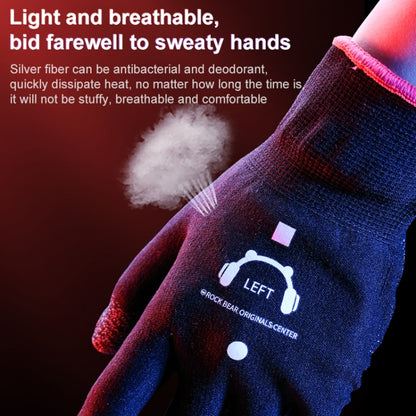 ROCK i28 Super Conductive Silver Fiber Anti-sweat Sensitive Touch Gaming Gloves - Gaming Finger Sleeves by buy2fix | Online Shopping UK | buy2fix